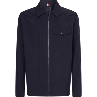 Tommy Hilfiger Риза с дълъг ръкав Tommy Hilfiger Men's Long Sleeve Zip Overshirt - Desert Sky DW5