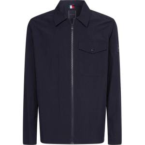 Tommy Hilfiger Риза с дълъг ръкав Tommy Hilfiger Men's Long Sleeve Zip Overshirt - Desert Sky DW5