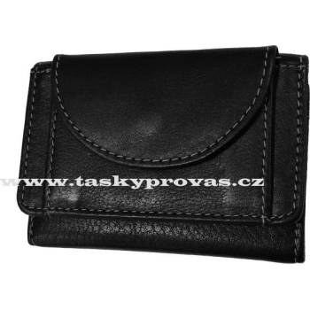 DD Malá kožená peněženka D 919-01 černá