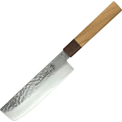 Dellinger WA-Nakiri Knife 160mm, Sakai Takayuki VG-10 Zelkova Oktagon