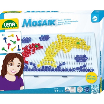 Lena 35606 Mozaika velká klobouček 10 mm krystal