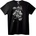 NOONEBRAND Тениска Череп с шапка и зарове - 2XL, White
