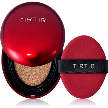 TIRTIR Mask Fit Red Cushion Mini дълготраен грим в гъбичка цвят 27C Cool Beige 4.5 гр