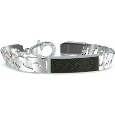 Guess Pánský ocelový náramek King’s Road JUXB03224JWSTBK 19 cm