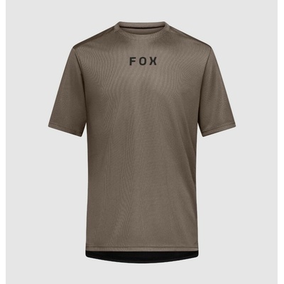 Fox Bike Fox Ranger Ss Jersey Wordmark nutmeg