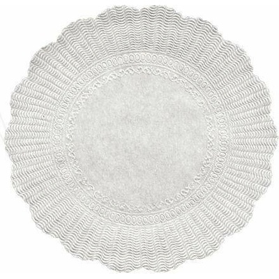 Rozetky průměr 21 cm - bílé (500 ks)