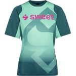Sweet Protection Дамска фланелка с къс ръкав за колоездене Sweet Protection Women's Hunter II Trail T-Shirt Cycling jersey - Teal (156-2831-0213)