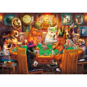 Art Puzzle - Puzzle The Gambler Dogs 500 - 500 piese