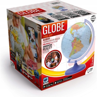 Glóbus 22 cm politický