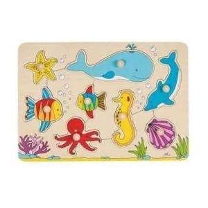 Goki Jigsaw puzzle with handles - Underwater world theme, Goki 57953