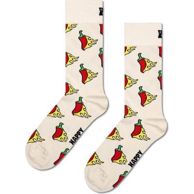 Чорапи Happy socks Hot chili crew socks - White (White)