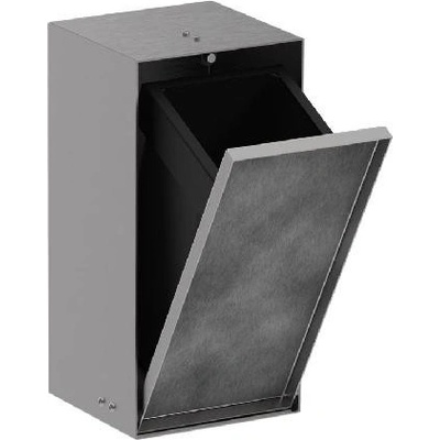 Hansgrohe XtraStoris Rock - Podomietkový odpadkový kôš 2,5 l, kefovaná oceľ 56063800