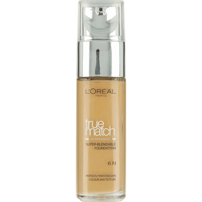 L'Oréal Sjednocující a zdokonalující make-up True Match Super-Blendable Foundation 6N Honey 30 ml