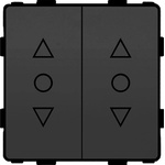 ELMARK Element ДВОЕН КЛЮЧ ЗА РОЛЕТНИ ЩОРИ, ЧЕРЕН (195msdrs/bl)