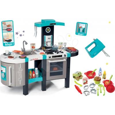 Smoby set kuchyňka elektronická Tefal French Bubble a mixér s doplňky na vaření a pečení 311206-14