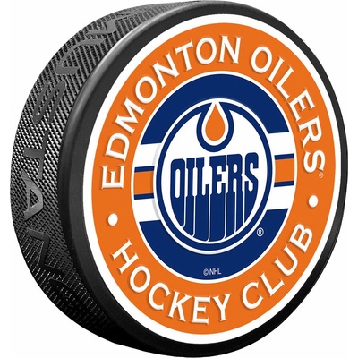 Mustang Puk Edmonton Oilers NHL Stripe Design