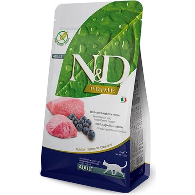 N&D Prime Jehněčí s borůvkami 10 kg