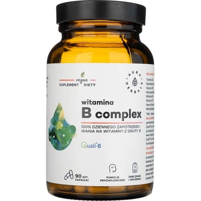 Aura Herbals Vitamin B complex 90 kapslí