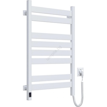 Navin Стълбовиден радиатор за баня с термостат LARGO 432W/230V 80, 6 cm IP44, бял, десен (NV0030)