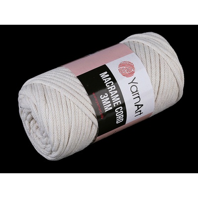 Pletací příze Macrame Cord 250 g Varianta: 1 (752) režná světlá, Balení: 1 ks 47053/107207/215798