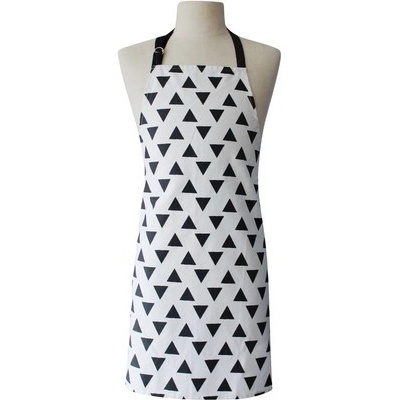 Essex bavlněná zástěra Black White motiv A