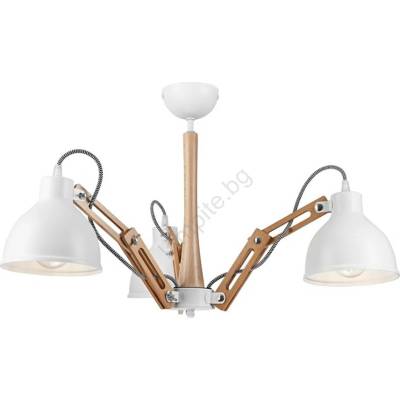 LAMKUR Плафон MARCELLO 3xE27/60W/230V за таван (LA38247)