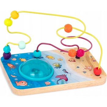 B-Toys Labyrint s korálkami a svetielkami s hudbou