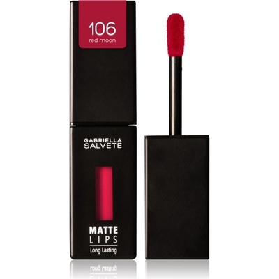 Gabriella Salvete Matte Lips dámská tekutá rtěnka s matným efektem 106 Red Moon 4,5 ml