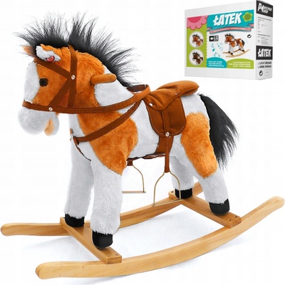 Houpací koník Milly Mally Jurášek světle hnědý – Zboží Dáma