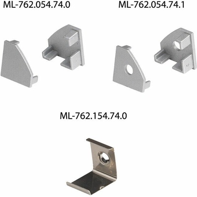 ML-761.154.74.2 Rohový hliníkový profil RT2 18x18mm bez difuzoru 2m