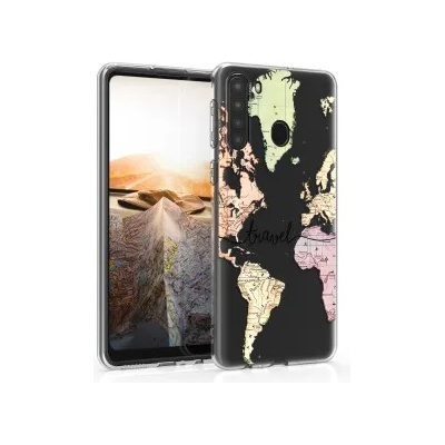 kwmobile Прозрачен калъф за Samsung Galaxy A21 - черен