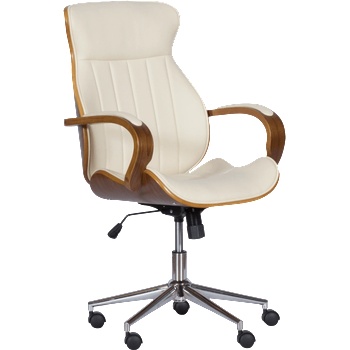 Carmen Президентски офис стол Carmen 6402 - орех-крем (3520059_1)