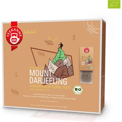 Teekanne BIO Selected. Mount Darjeeling Luxury Bag 20 x 4 g