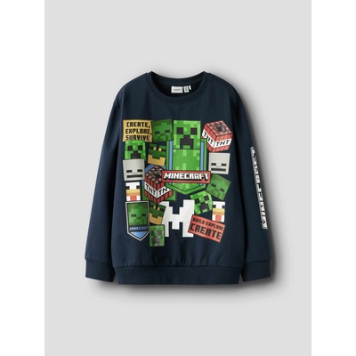 NAME IT Блуза nkmneven minecraft nreg sweat bru bfu