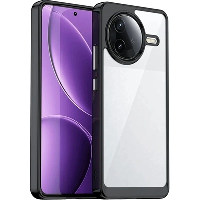 Gigapack Xiaomi Poco F7 Pro GIGAPACK Силиконов протектор за телефон, удароустойчив, прозрачен гръб, ЧЕРЕН GP-172377 (GP-172377)