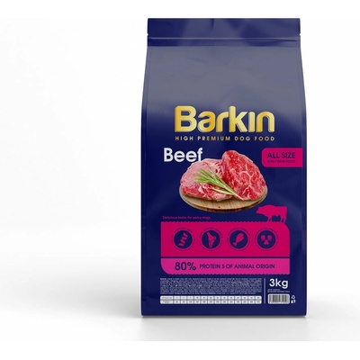 Barkin High Premium Adult Beef 3 kg