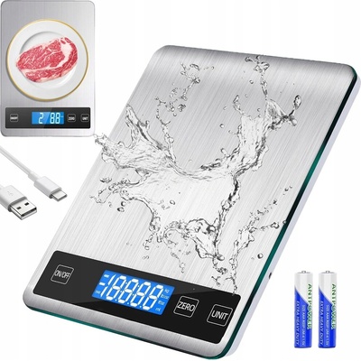 Bedee Digitálna váha na pečenie strieborná/sivá 15 kg