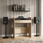 vidaXL DJ маса Дъб сонома 102 x 45 x 102 см Инженерна дървесина (8006742)
