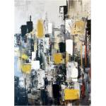 Styler Картина с ръчно изрисувани елементи 70x100 cm Cityscape - Styler (CA-15810)