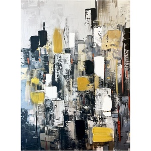 Styler Картина с ръчно изрисувани елементи 70x100 cm Cityscape - Styler (CA-15810)
