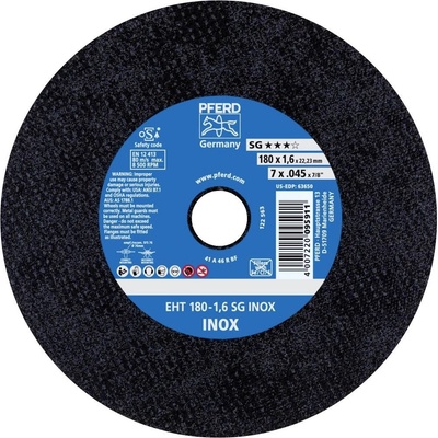 Pferd rezný kotúč rovný 180 mm 61326124 25 ks