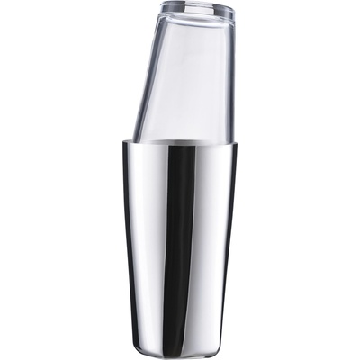 Zone Шейкър за коктейли Бостън ROCKS 700 ml, сребърен, неръждаема стомана, Зона Дания (ZO12205)