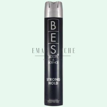 Bes Beauty & Science Milano Bes Професионален лак за коса със силна фиксация 500 мл. Professional Hair Fashion Strong hold Styling hairspray (0360731)