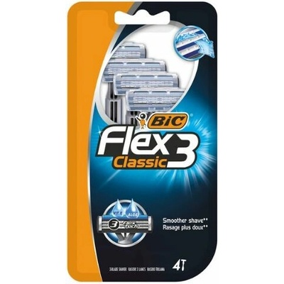 Bic Flex3 classic 4 ks
