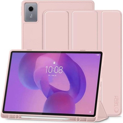 Tech-Protect Калъф за Lenovo Idea Tab Plus 12.1 TB-361, Tech-Protect SC Pen Case, Розов (5906302335602)
