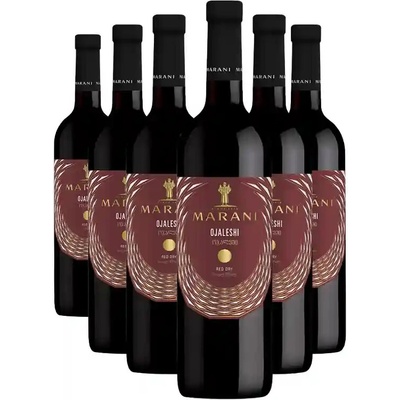 Marani OJALESHI červené polosladké víno 11,5% 6 x 0,75 l (holá lahev)