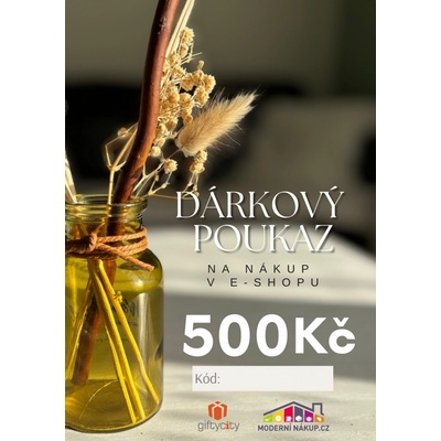 HOME ELEMENTS Dárkový certifikát v hodnotě 500 Kč
