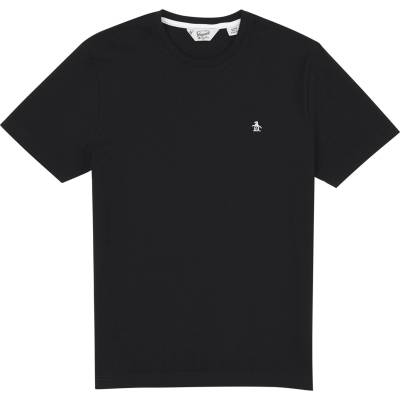 Original Penguin Тениска Original Penguin Pin Point Embroidered T-Shirt - Black