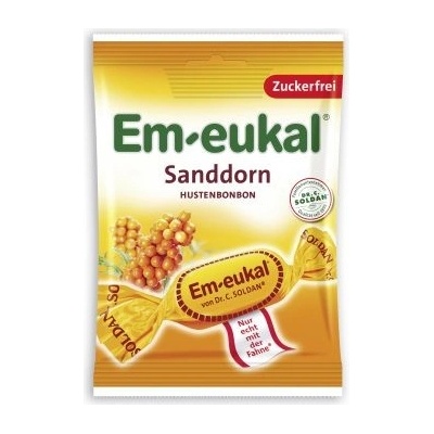 Em-Eukal cukríky Rakytník bez cukru 75 g