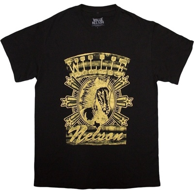 Willie Nelson Horse Black L Риза (WNTS24MB03)